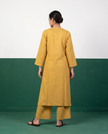 Mustard Yellow Straight Kurta & Pants Set