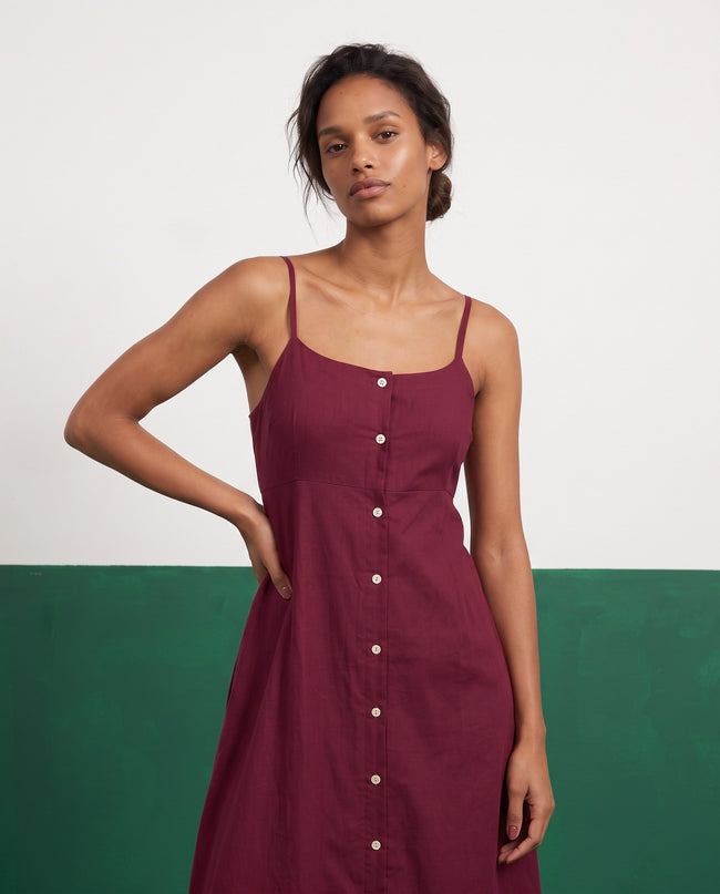 Merlot Strappy Kurta & Palazzo Co-ord Set - View 1