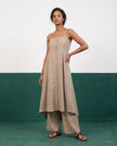 Sand Dune Strappy Kurta & Palazzo Co-ord Set - View 3