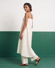 Ivory Dream Strappy Kurta & Palazzo Co-ord Set - View 2