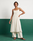 Ivory Dream Strappy Kurta & Palazzo Co-ord Set - View 3