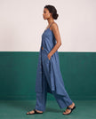 Blue Horizon Strappy Kurta & Palazzo Co-ord Set - View 1