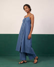Blue Horizon Strappy Kurta & Palazzo Co-ord Set - View 3