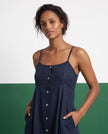 Midnight Tide Strappy Kurta & Palazzo Co-ord Set - View 1