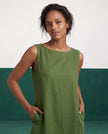 Forest & Night Sleeveless Kurta & Culotte Set - View 1