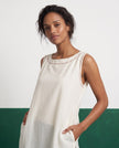 Ivory & Earth Embroidered Kurta & Culotte Set - View 3