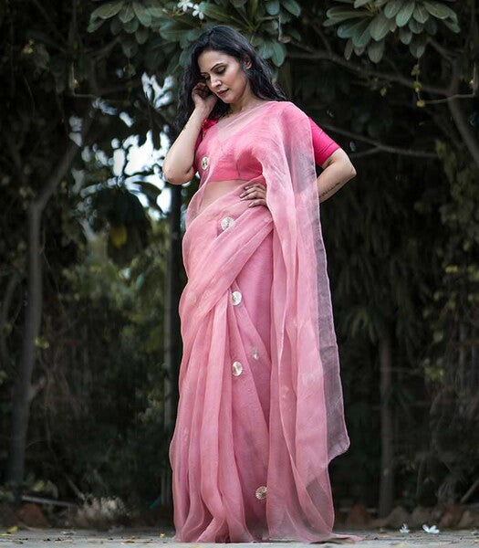 Gulabjal Organza Saree